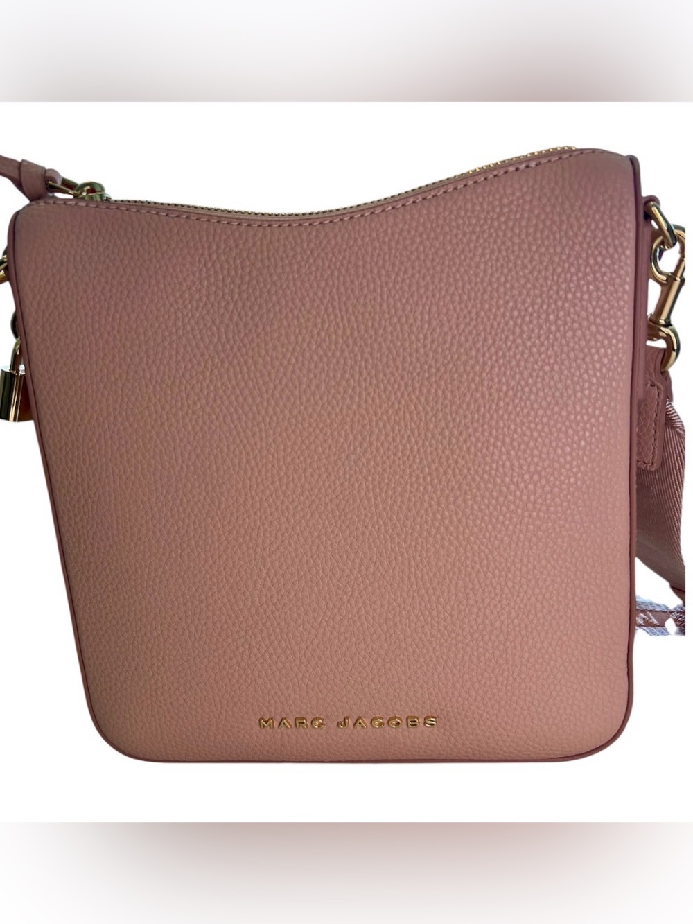 Marc Jacobs Rose Pebbled Leather Crossbody Bag NWT